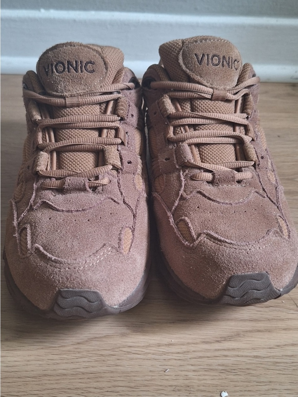 Vionic Brown Suede Sneakers